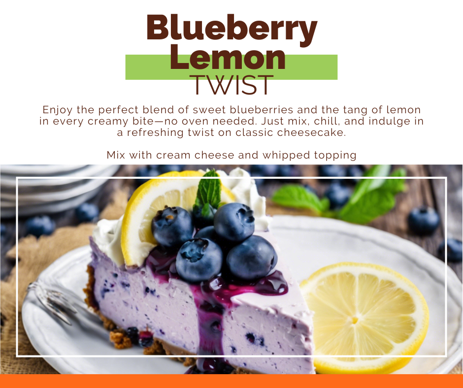 *NEW Blueberry Lemon Twist No-Bake Dessert Mix