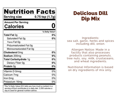 Delicious Dill Dip Mix