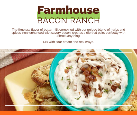 *NEW Farmhouse BACON Ranch Dip Mix