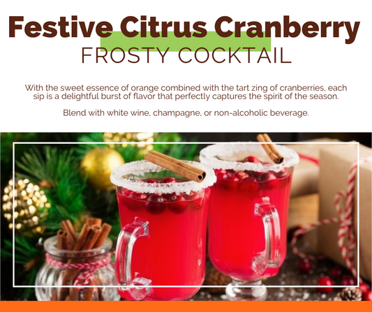 Mix of the Month - Festive Citrus Cranberry Frosty Cocktail Mix